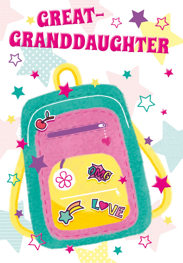 Poppyhill C50 Birthday Great-Granddaughter 12pk