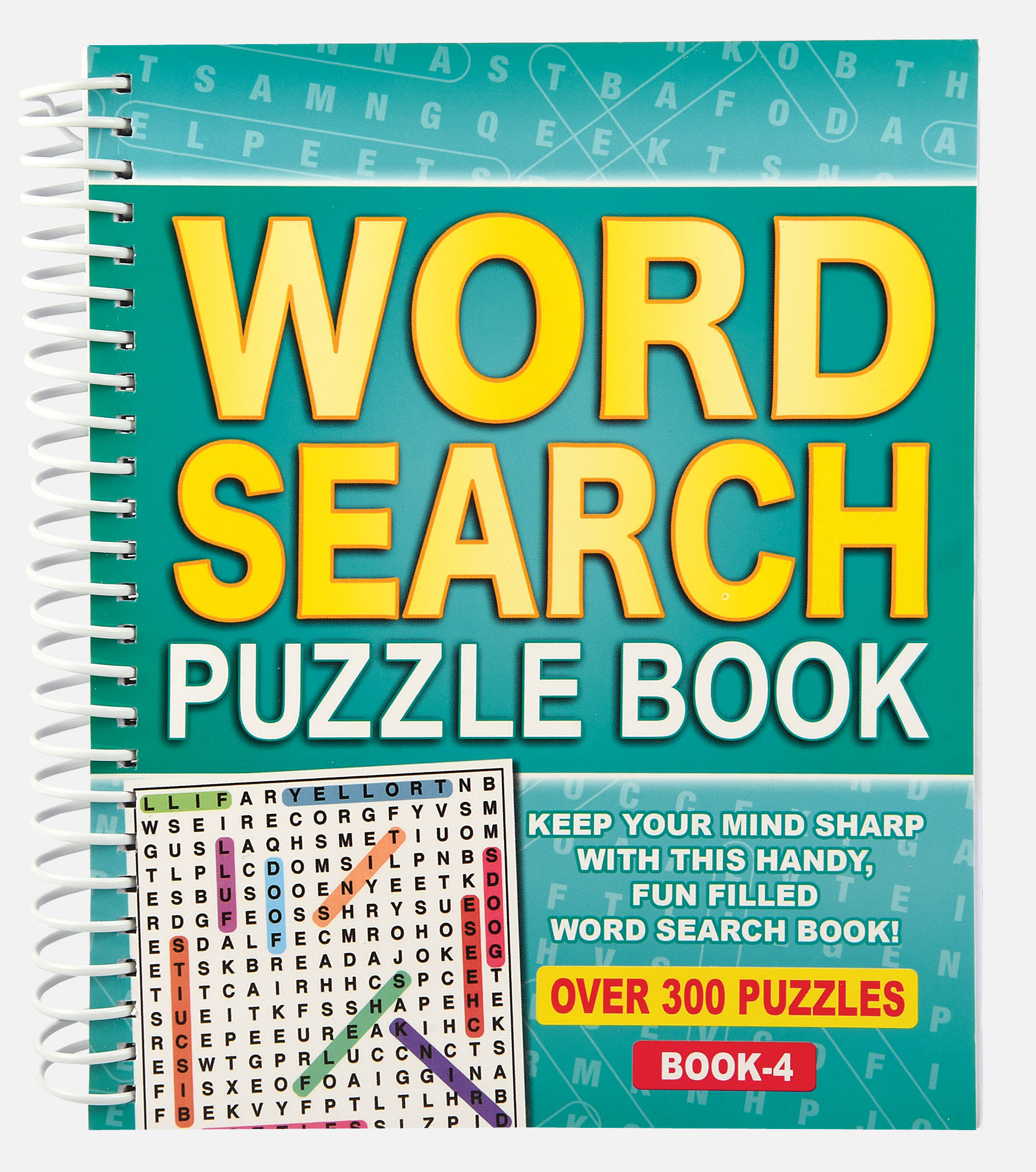 Spiral Bound Wordsearch Book 178x220mm