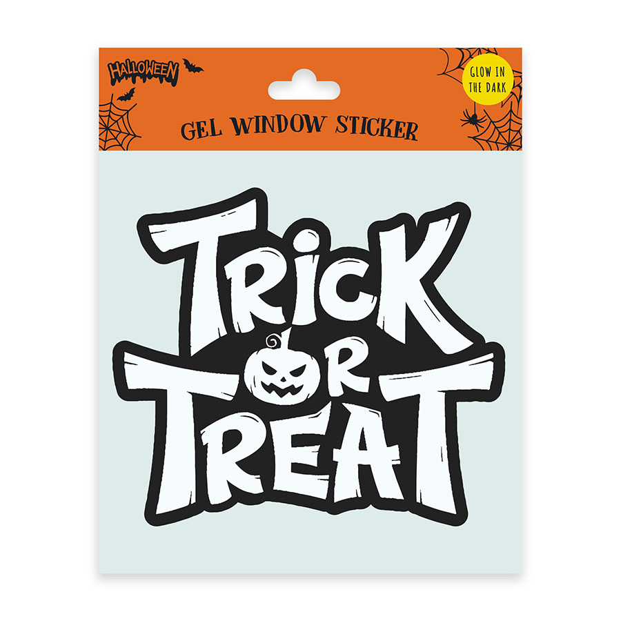 Eurowrap Window Sticker Halloween Glow In Dark