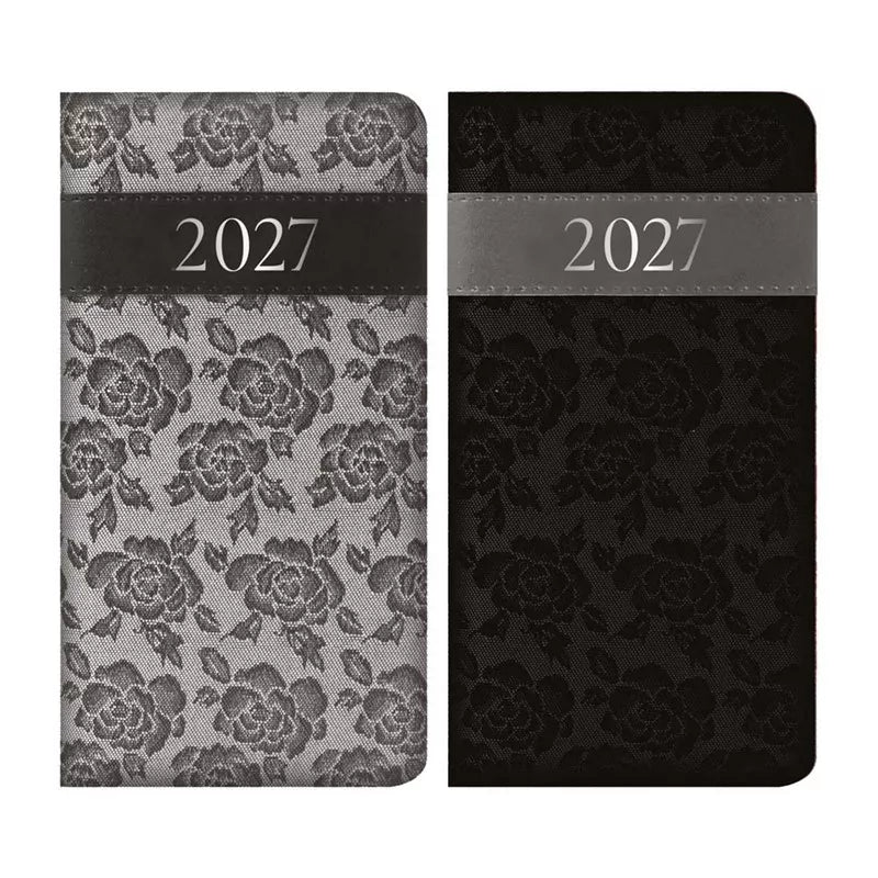 Diary Slim WTV Fabric Two Tone Rose 2027 18pk