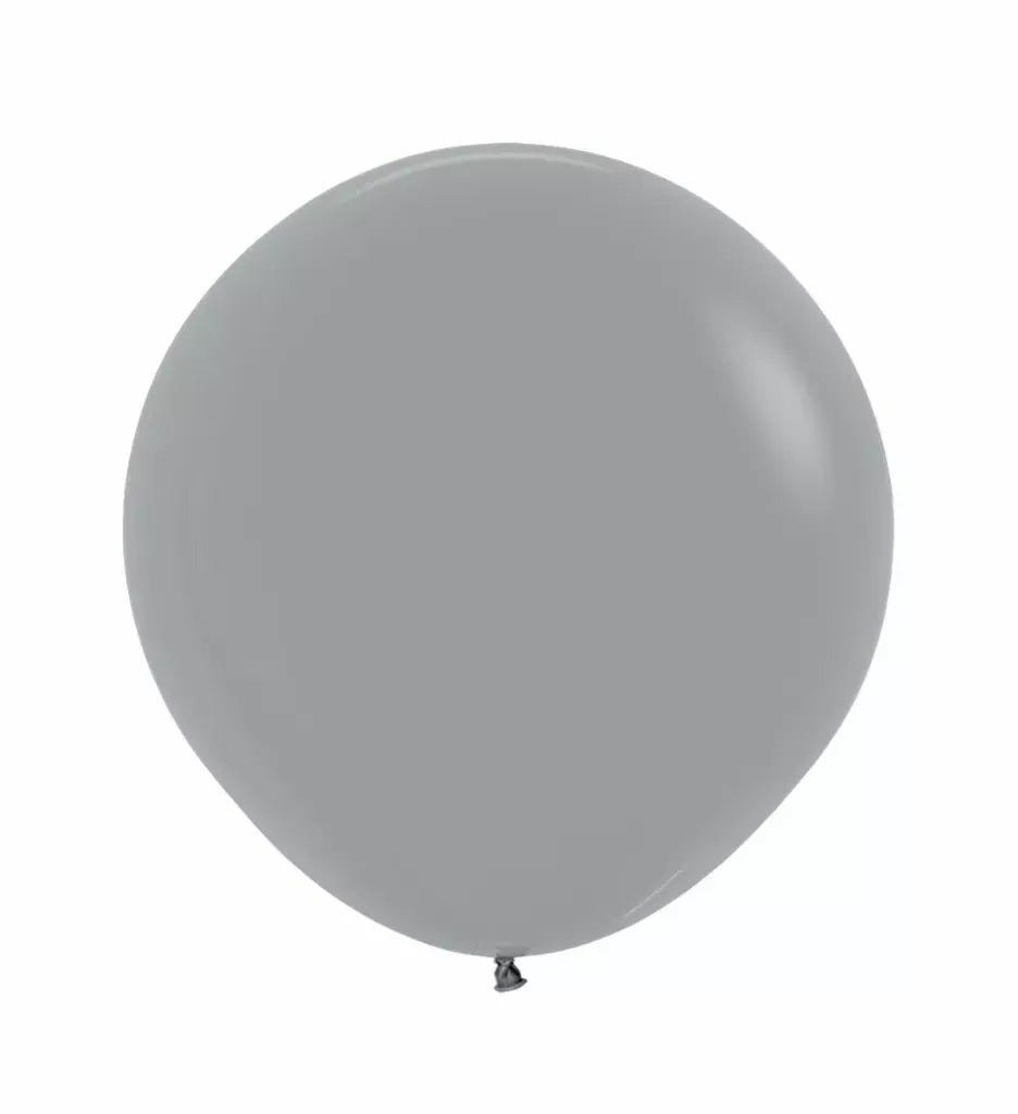 Sempertex Urban Grey 24" Latex Balloons 3pk