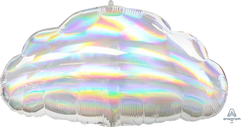 Anagram Iridescent Cloud 23" Foil Balloon