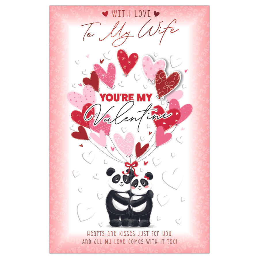 Prelude 6 Pack Cards Valentine's Day C375 Wife