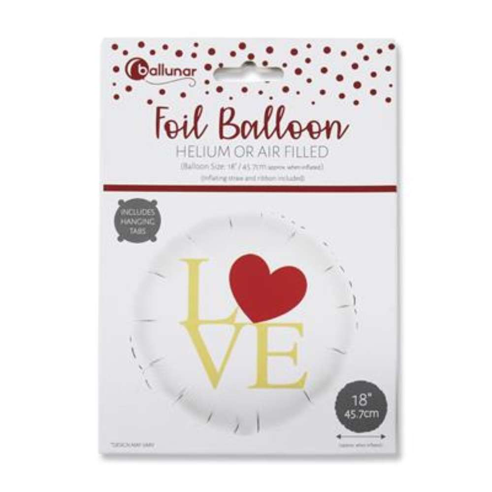 Foil Balloon 18" Round Love