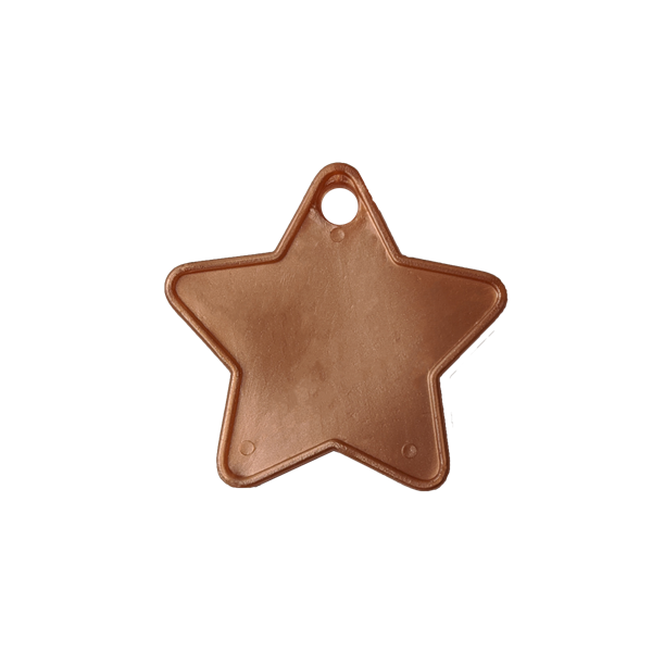 Sear 100 Pack Balloon Weight Star Rose Gold