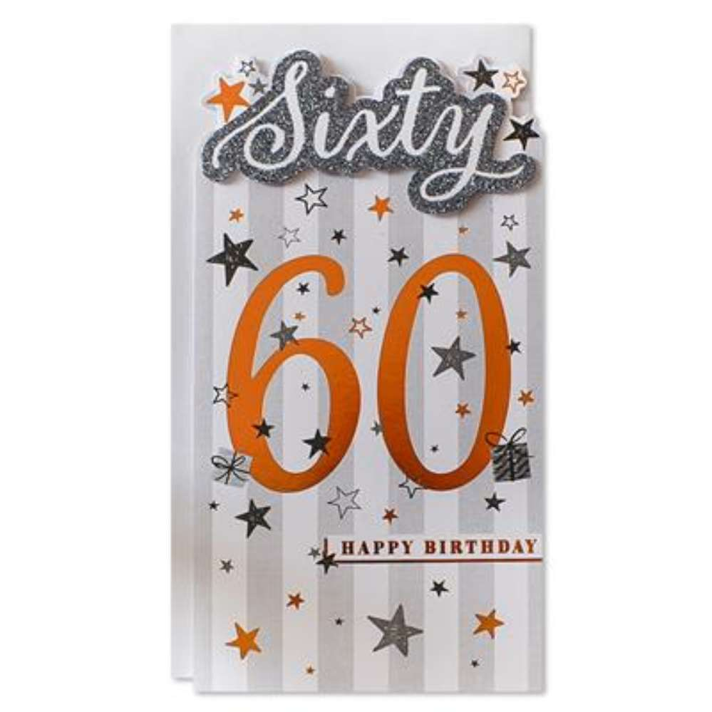 Prelude Platinum C55 Birthday Age 60 6pk