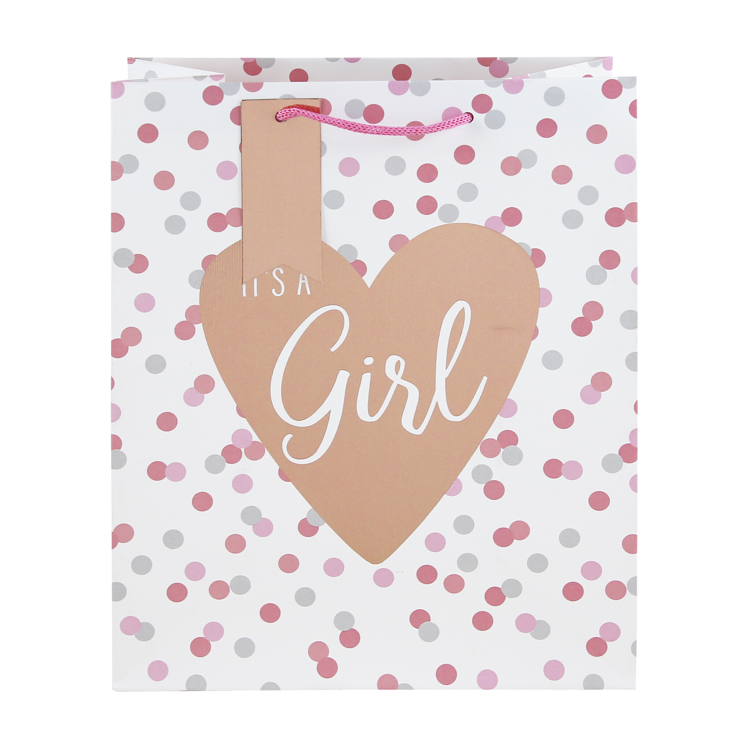 It's A Girl Large Gift Bag 6pk