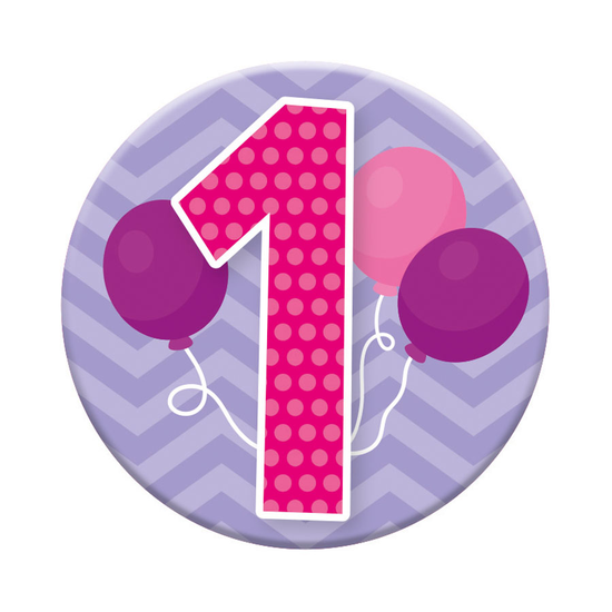Small Badges Age 1 Female 6pk