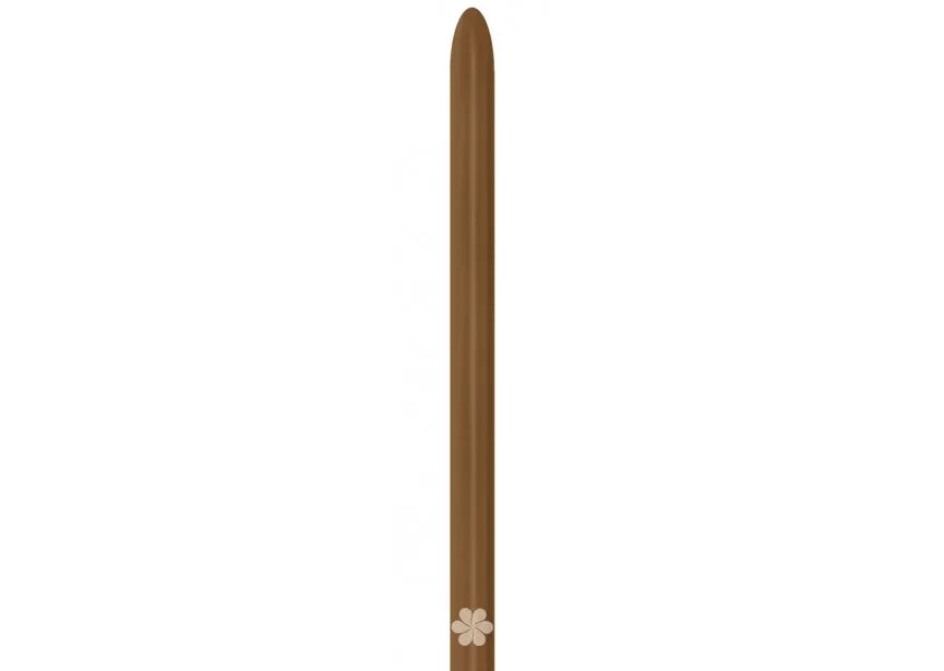 Sempertex latex modelling nozzle in mocha color, part of the 80 pack, used for detailed cake decorating and crafting.