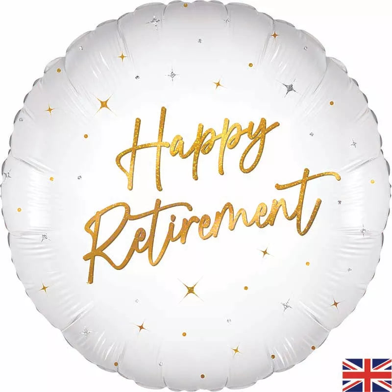 Oaktree White Retirement 18" Foil Balloon