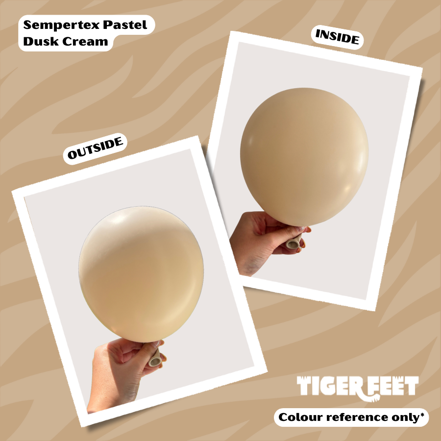 Sempertex Pastel Dusk Cream 18" Latex 25pk