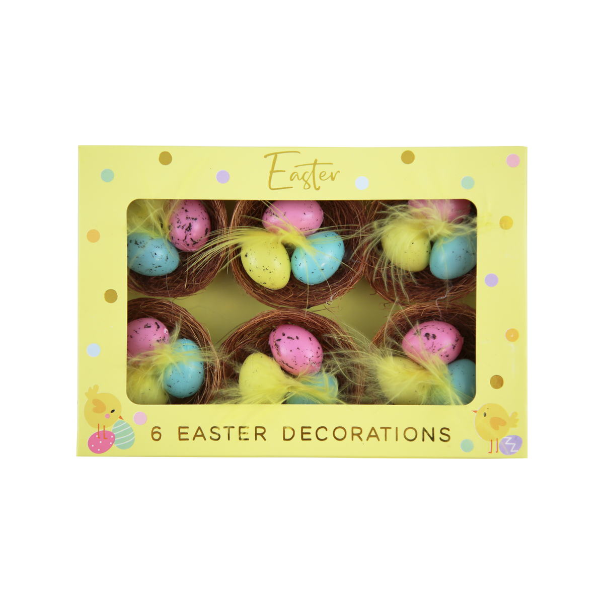 Easter Egg Basket Decorations 6pk