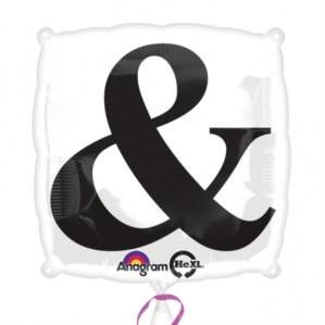 18" Square Wedding Balloon