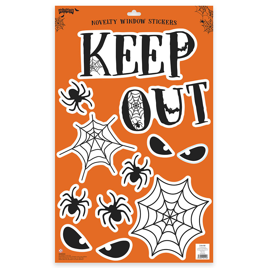 Window Stickers 60x40cm Hllw Spooky