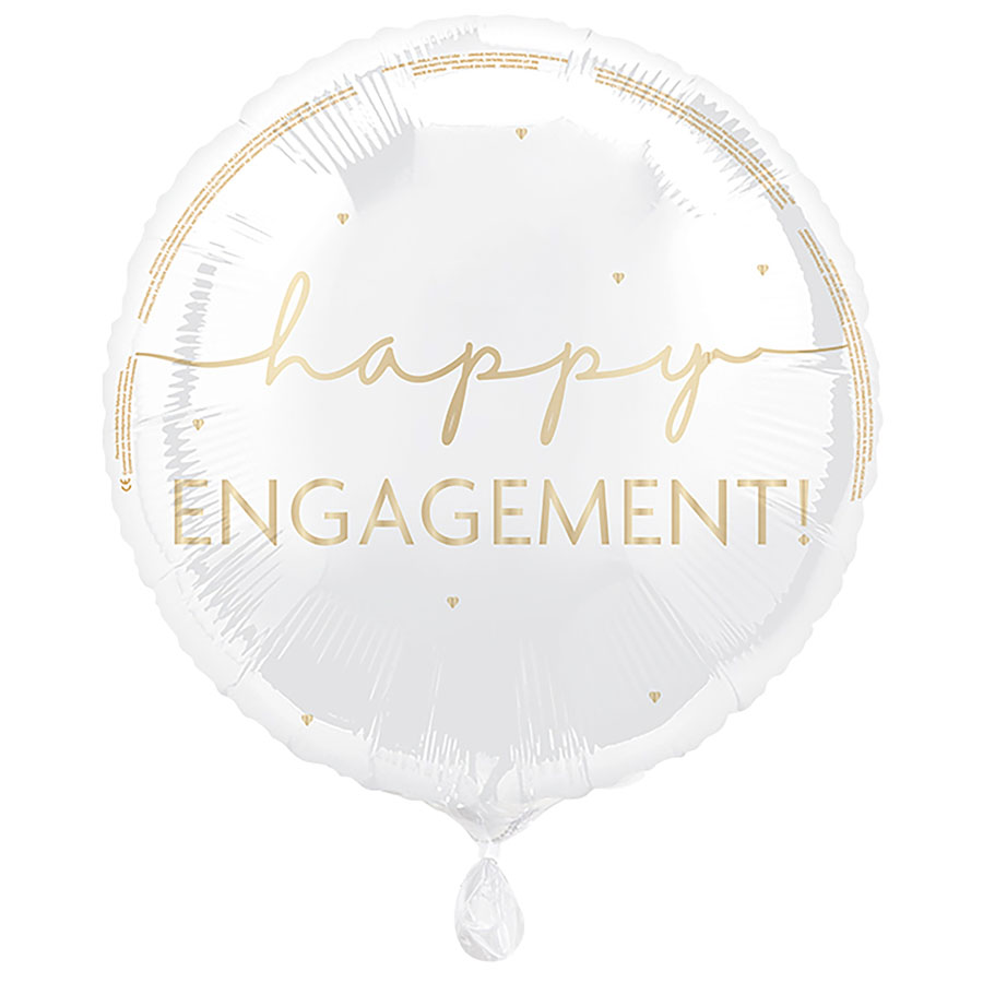 Unique Foil Balloon Happy Engagement 18"