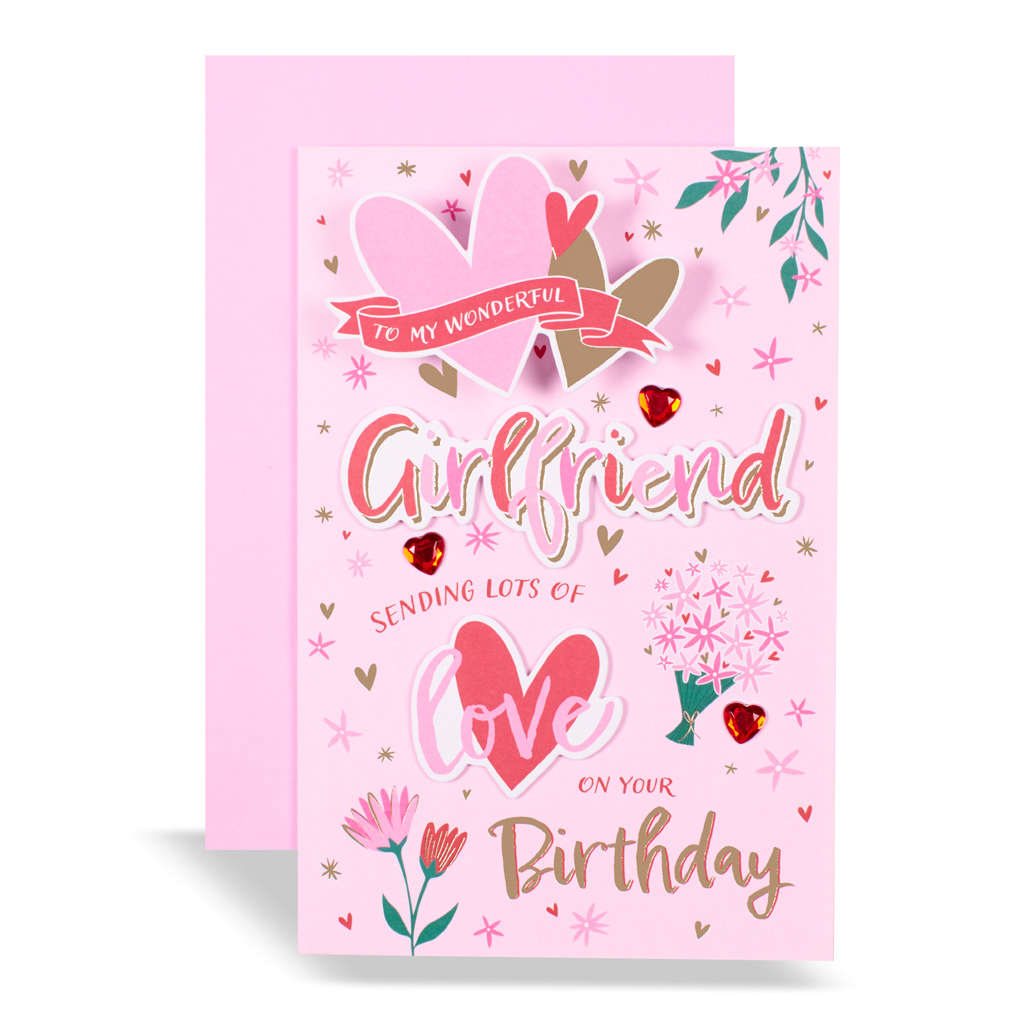 Excellence 6 Pack Cards C75 Birthday Girlfriend