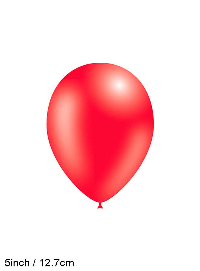 Decotex Pro Metallic Red 5" Latex 100pk