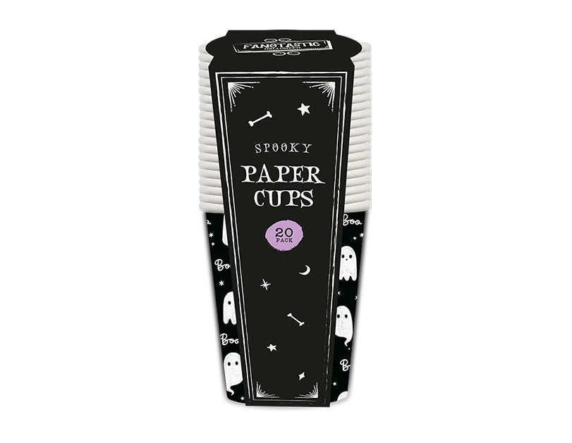 Gem Imports 20 Pack Cups Paper Spooky