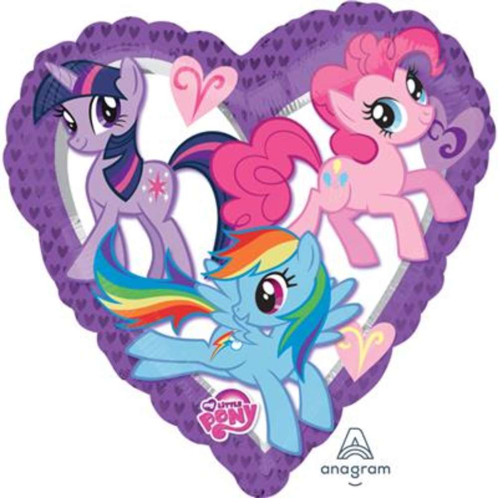 Anagram Foil Balloon 18" Heart My Little Pony