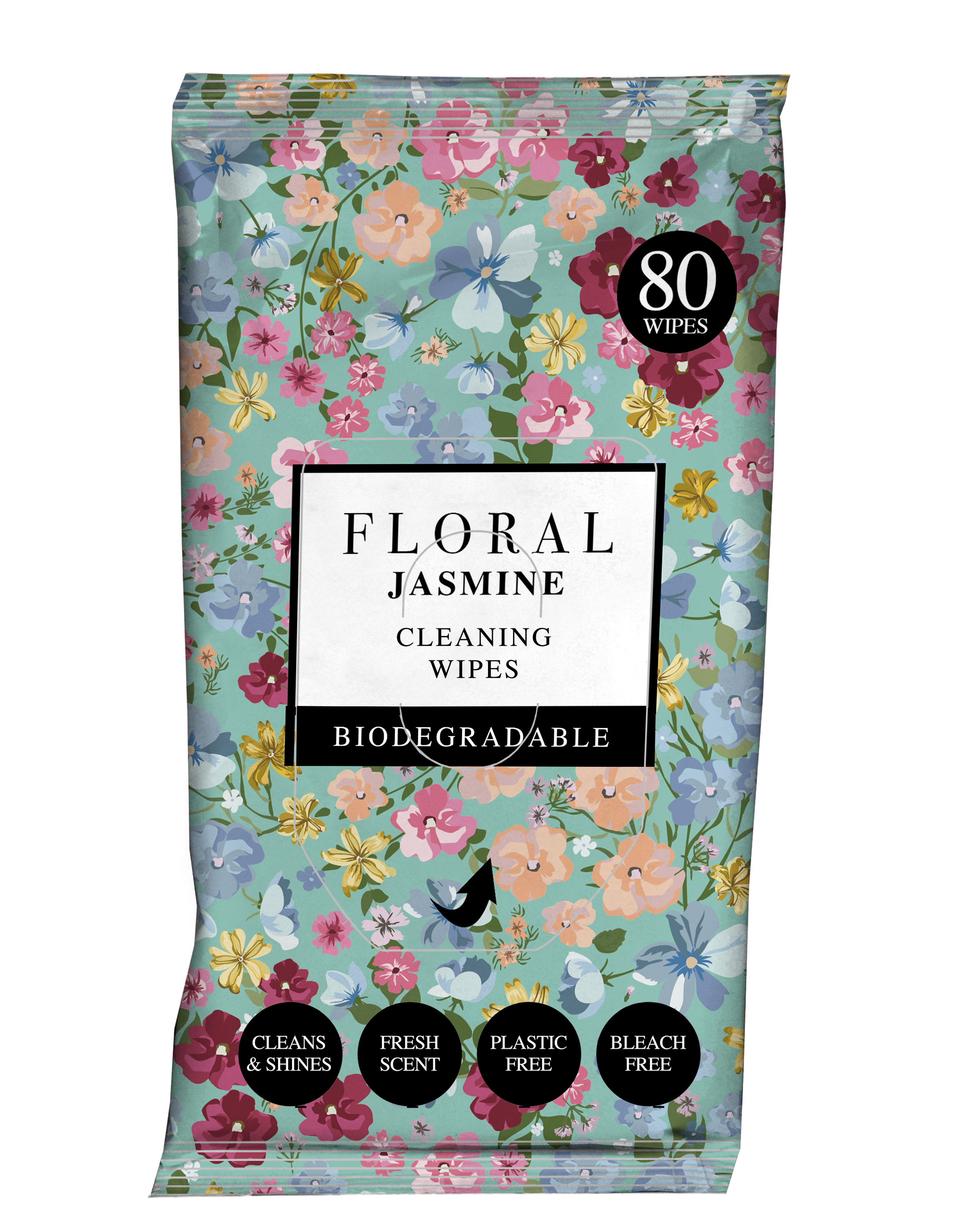 RTC 80 Pack Antibac Wipes Jasmine