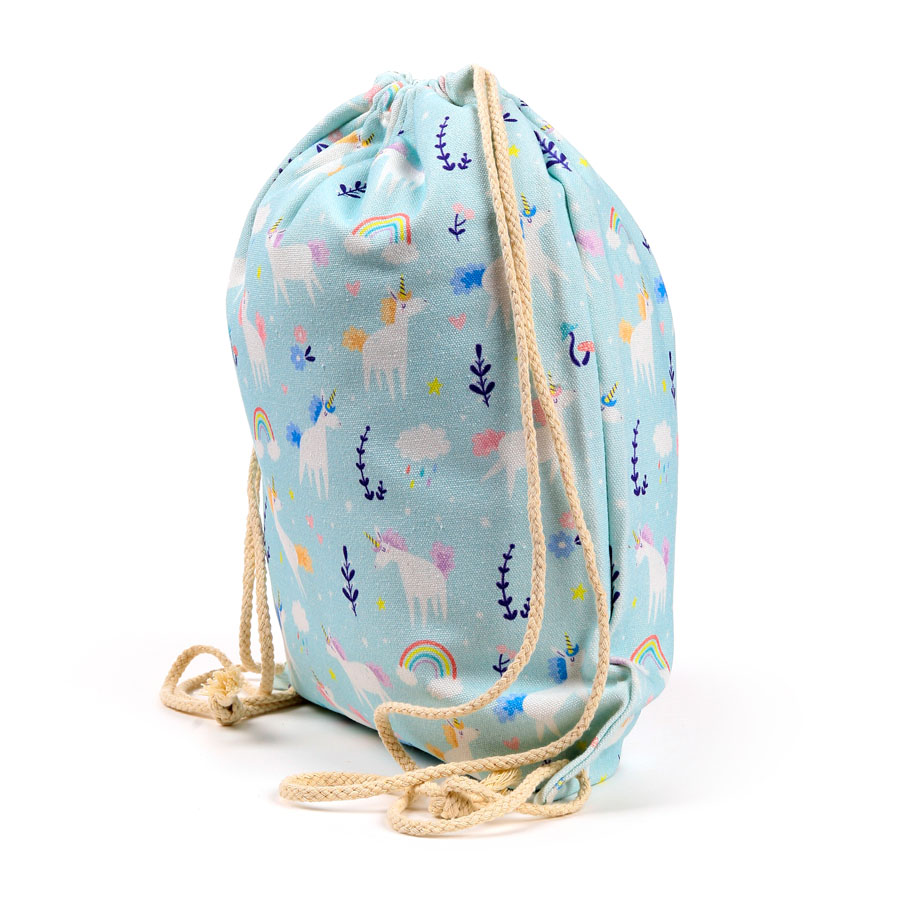 Canvas Drawstring Bag Unicorn Magic