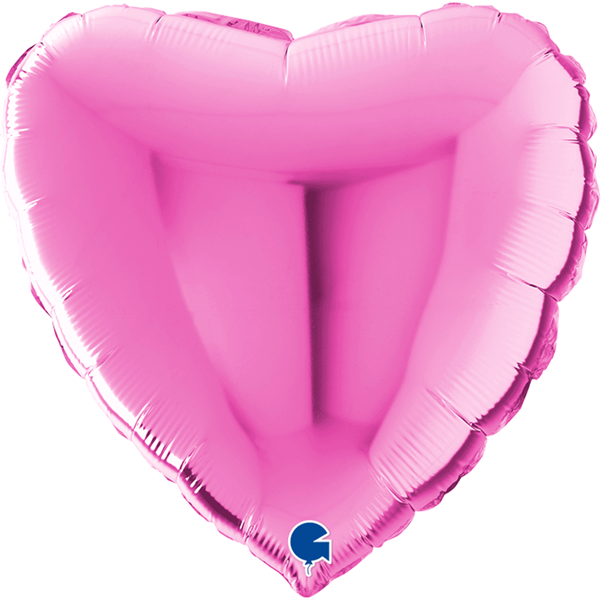 Grabo Foil Balloon Fuchsia Heart 22"