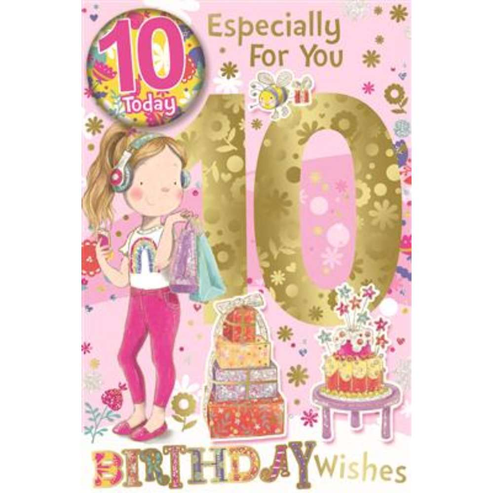 Xpress Yourself C75 Birthday Age 10 6pk