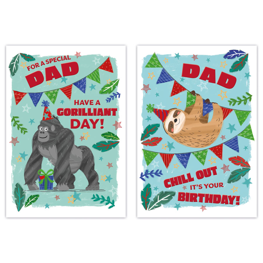 Poppyhill C50 Birthday Dad 12pk