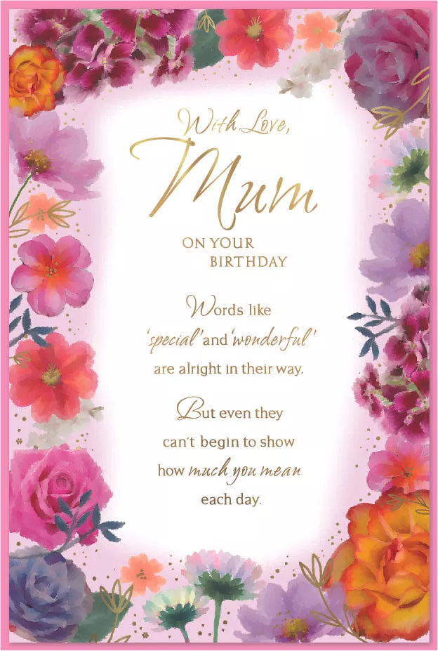 Simon Elvin C75 birthday cards for mum, set of 6, featuring colorful designs and heartfelt messages for Mother's Day.