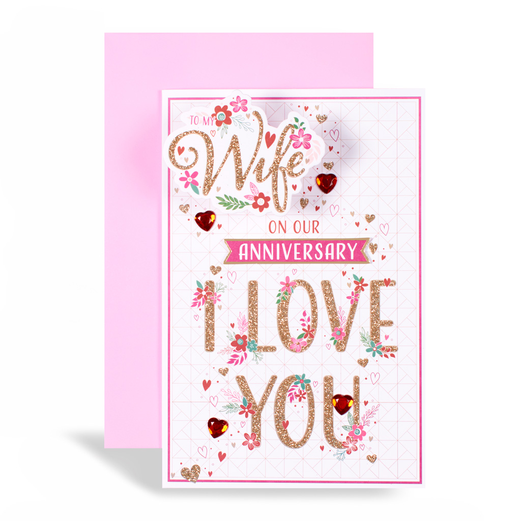 Excellence 6 Pack Cards C75 Anniversary Wife