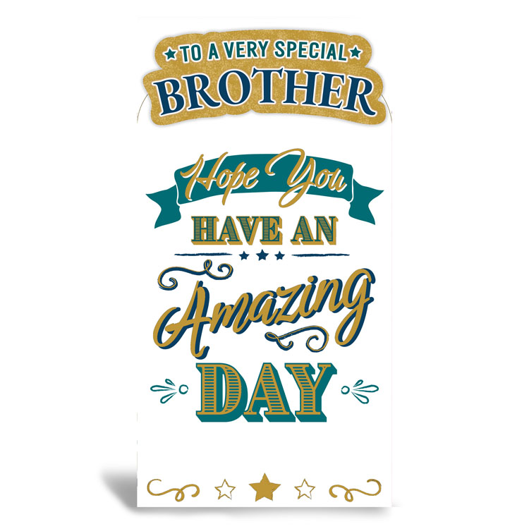 Prelude Platinum C55 Birthday Brother 6pk
