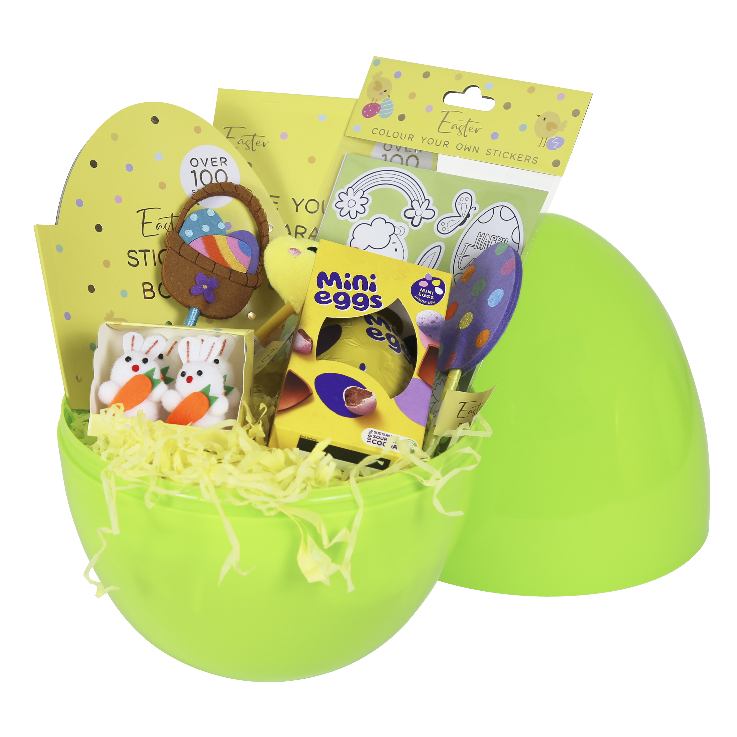 Plastic Egg Jumbo 14" Easter Green