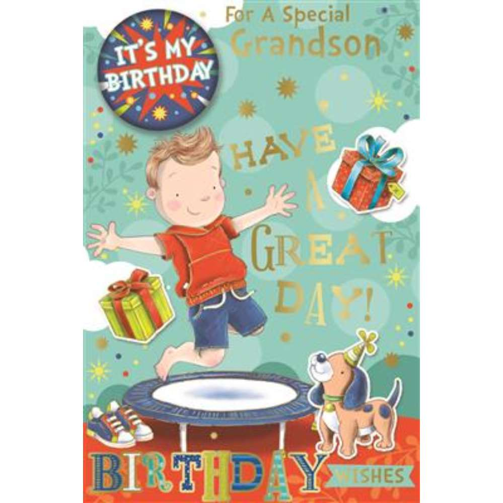 Xpress Yourself C75 Birthday Grandson 6pk