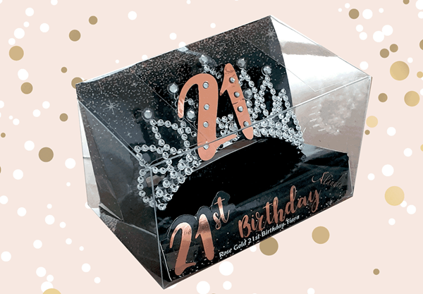 Alandra Tiara 21st Birthday Rose Gold