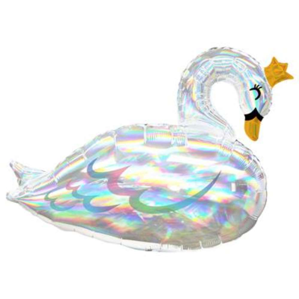 Anagram Iridescent Swan 29" Foil Balloon