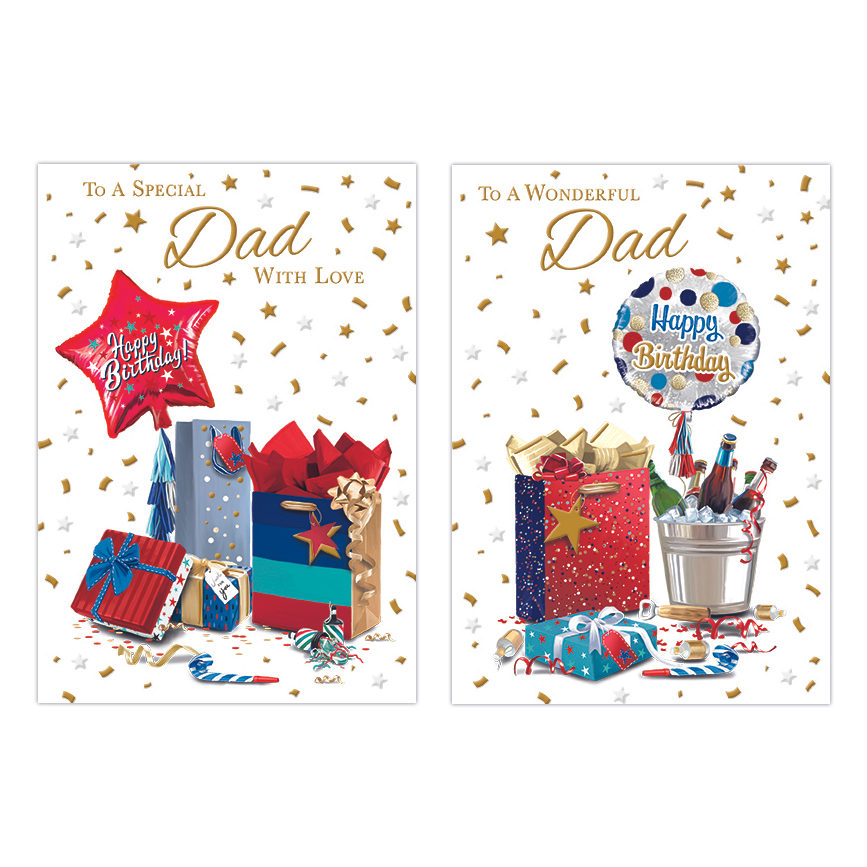 Poppyhill 12 Pack Cards C50 Birthday Dad