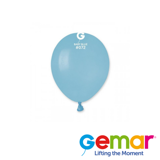Gemar Baby Blue 5" Latex Balloons 50pk