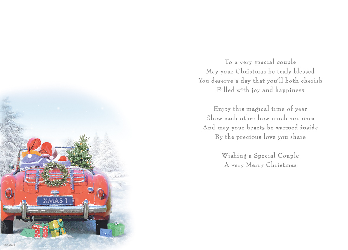 Regal 6 Pack C75 Cards Christmas Special Couple