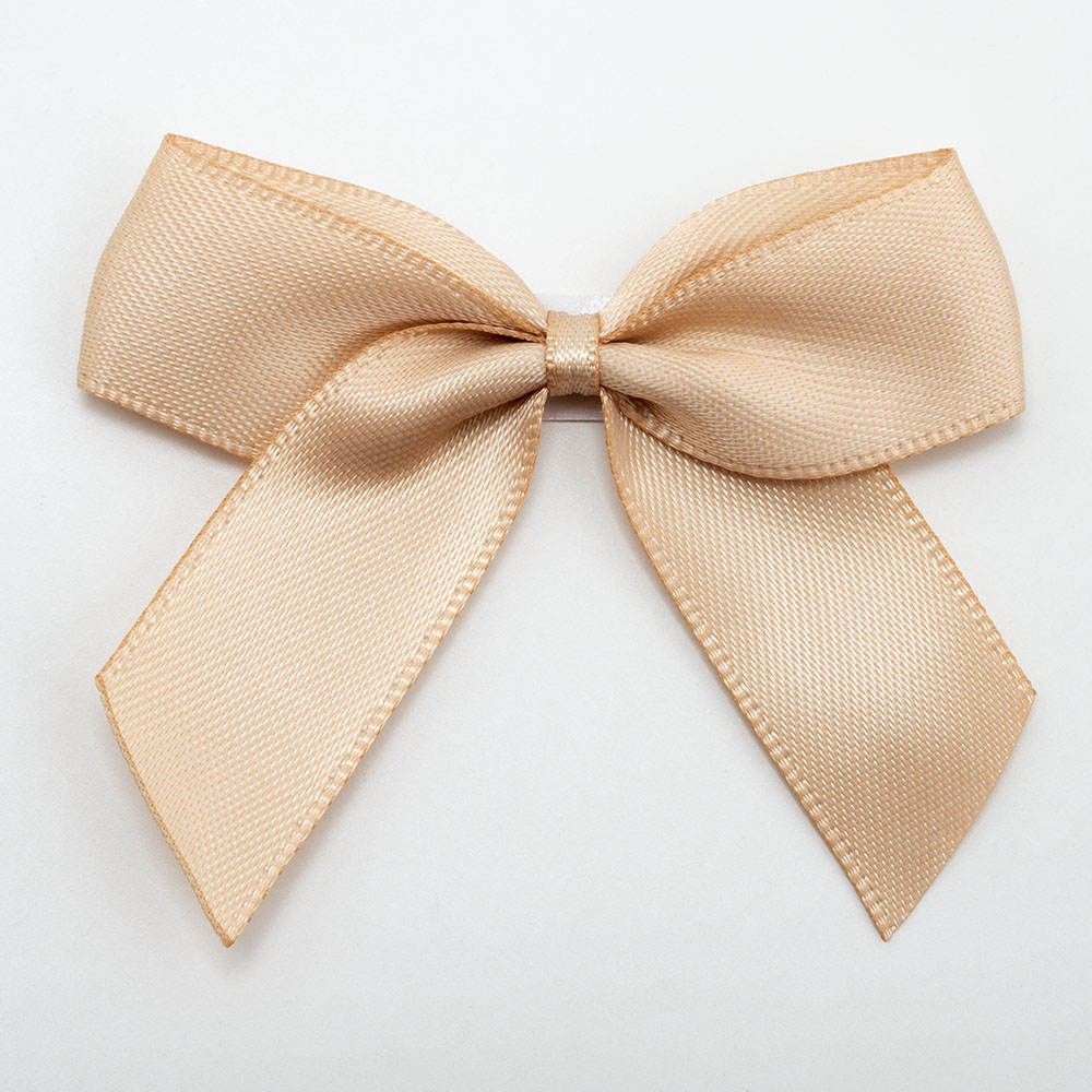 Italian Options 12 Pack Ribbon Bows Champagne 5cm