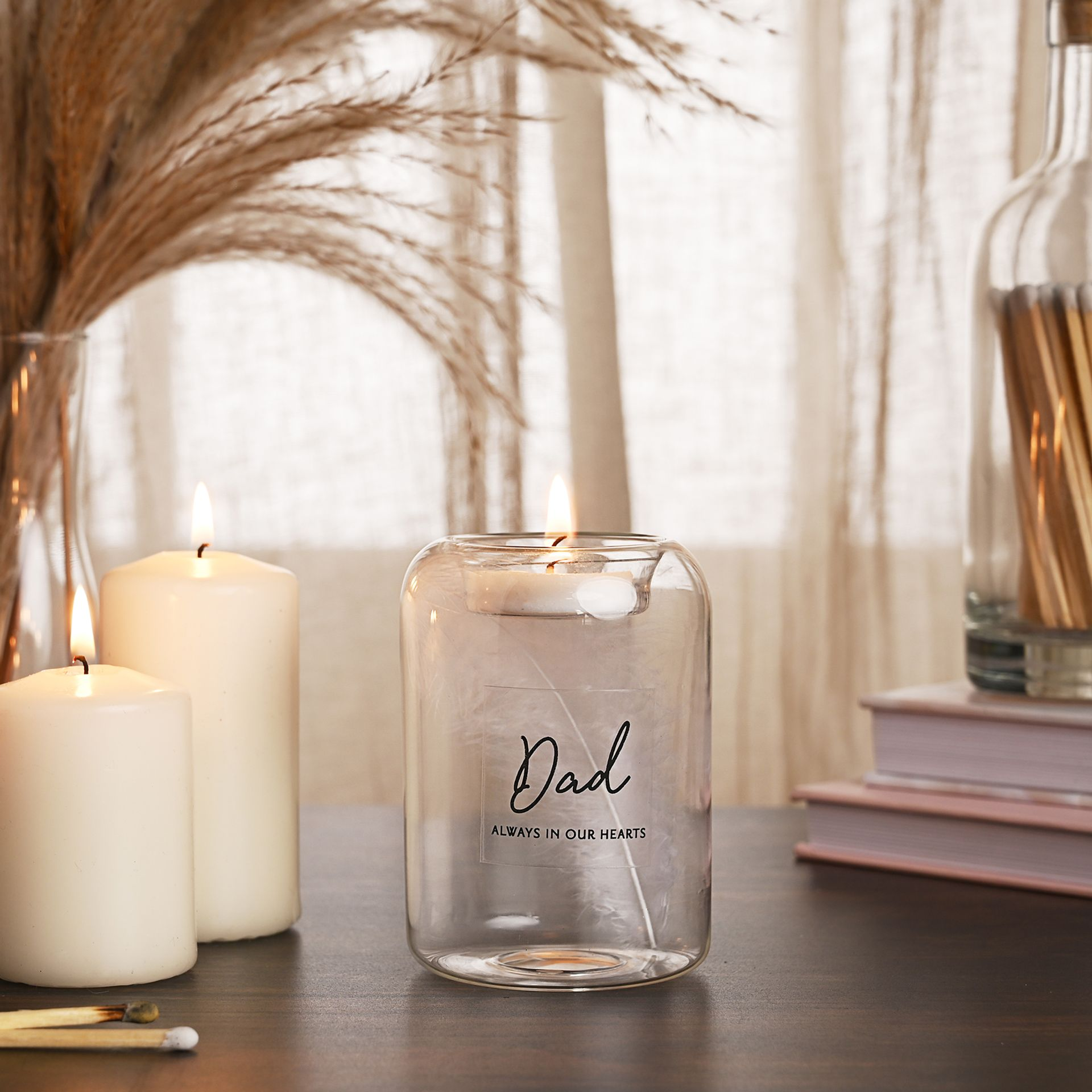 Thoughts of You Tea Light Holder Dad 98x68x66mm
