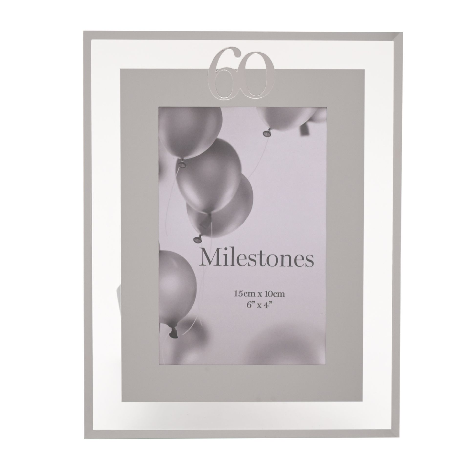 Milestones Frame Silver Age 60 4x6