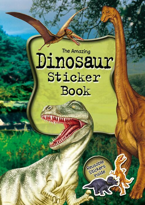 Alligator Products Sticker Book Dinosaur