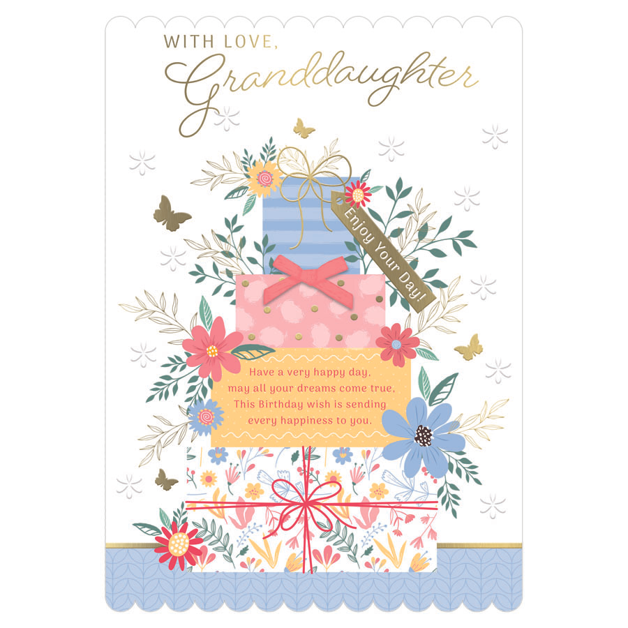 Prelude 6 Pack Cards C90 Birthday Granddaughter