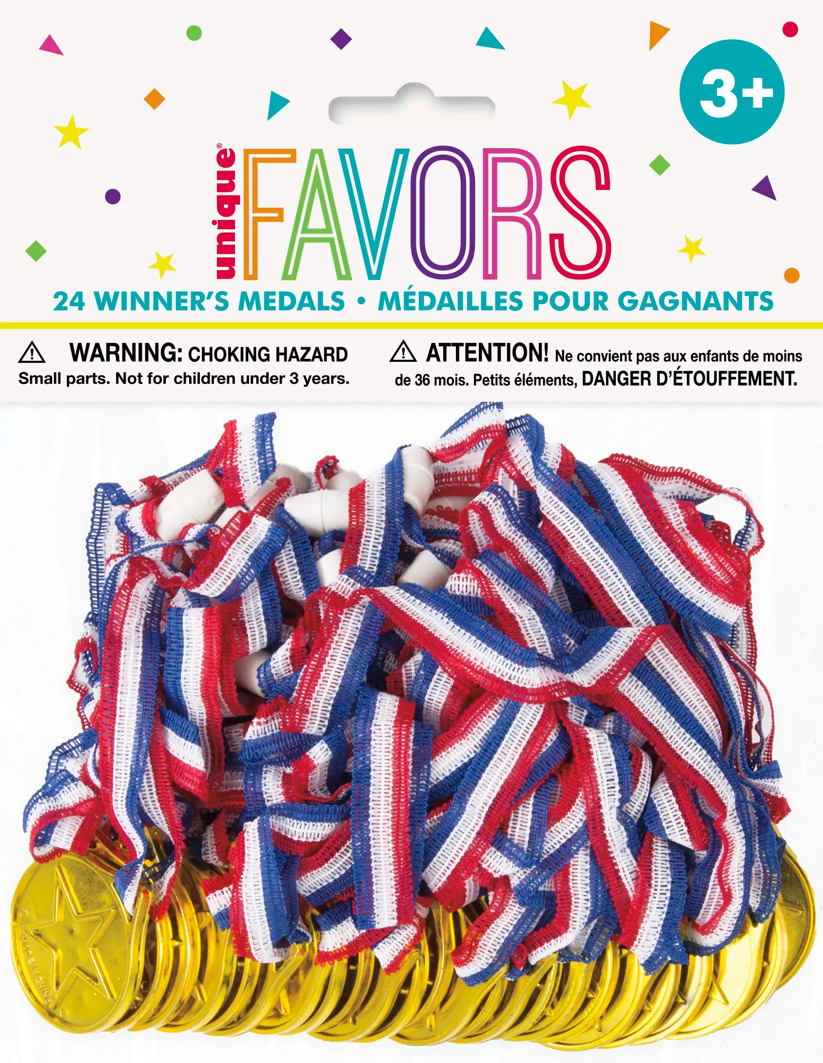 Unique Winner Medals 24pk