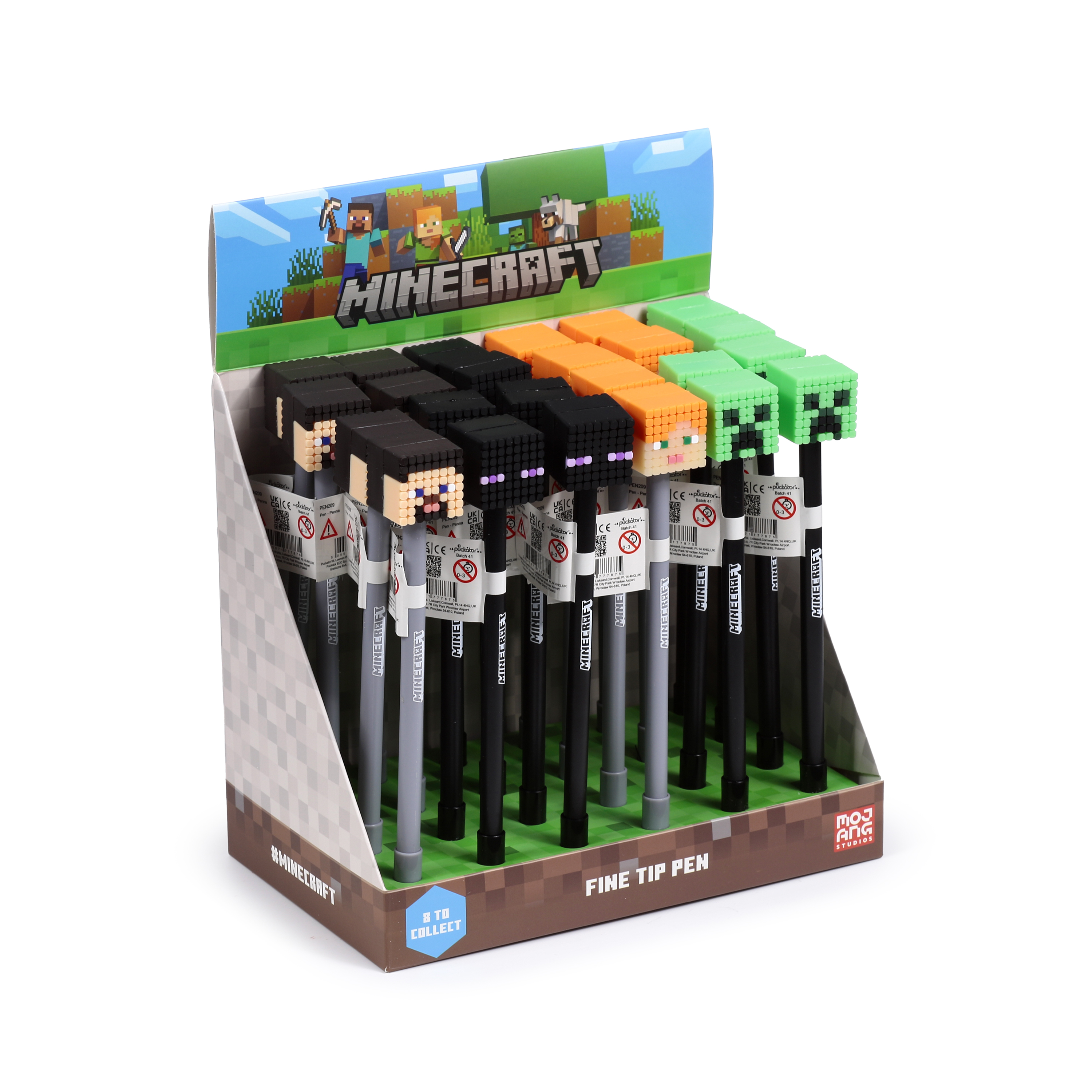 Minecraft Writing Pen W/Topper (Design May Vary)