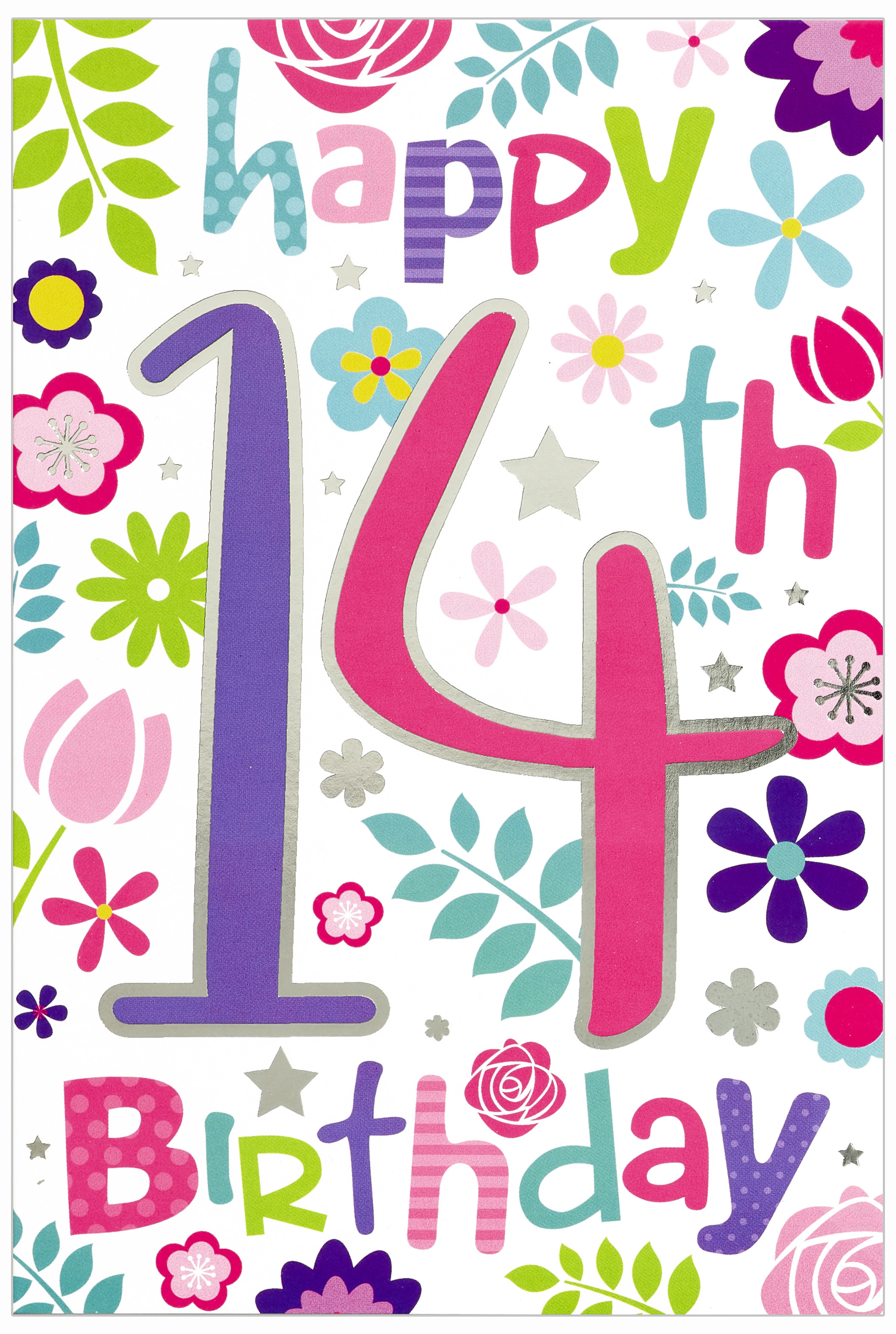 Simon Elvin Cards C50 Everyday Birthday Age 14