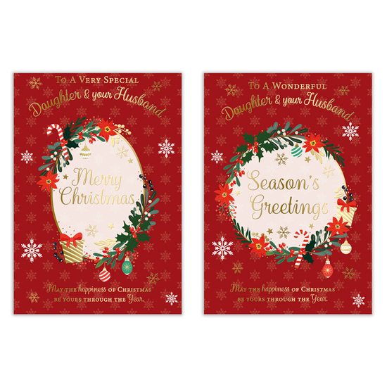 Poppyhill C50 Christmas Daughter & Husband 12pk