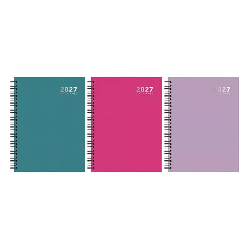 Diary A5 DAP Wiro Bright 2027 6pk