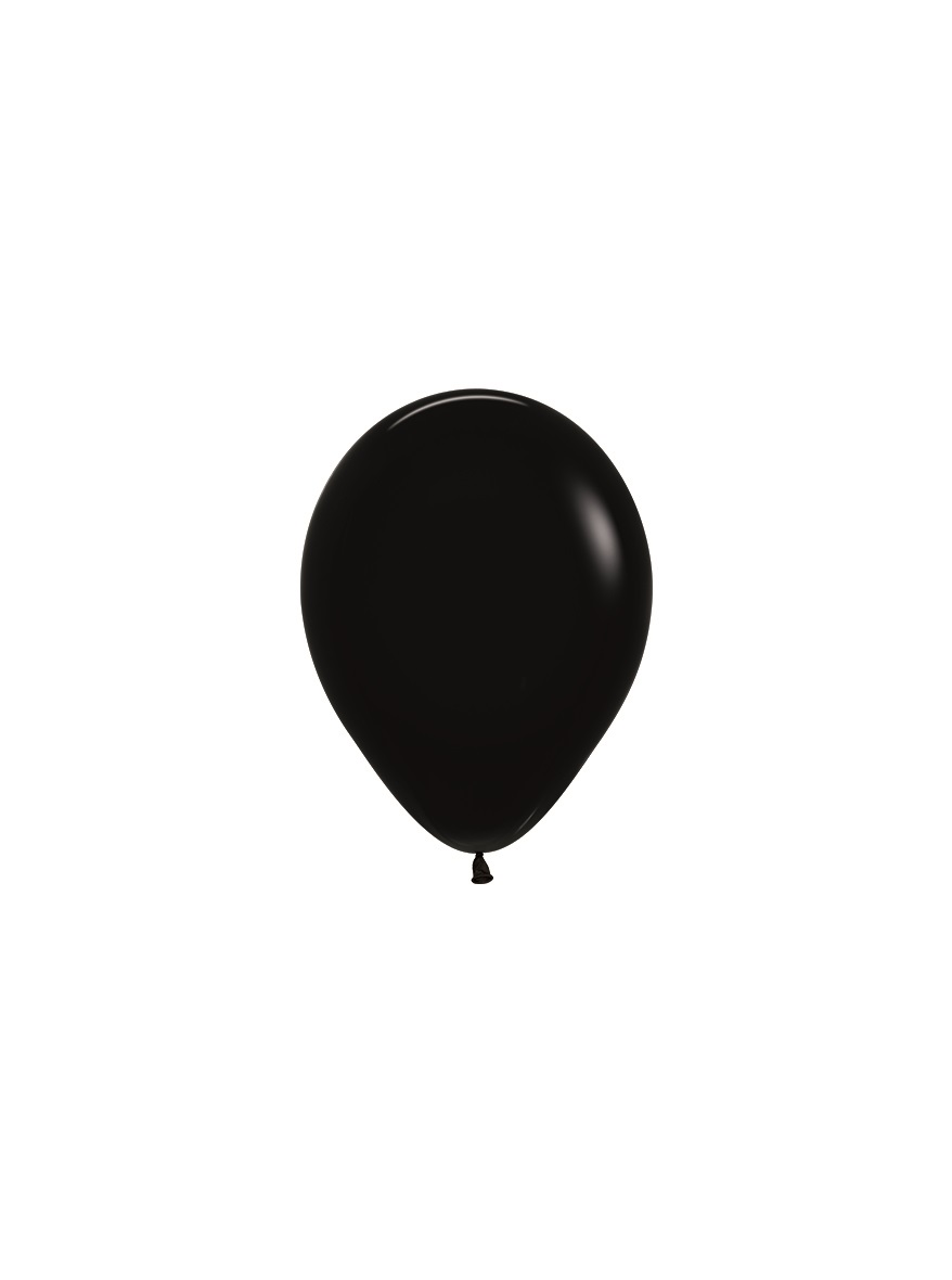 Sempertex Fashion Black 5" Latex Balloons 50pk