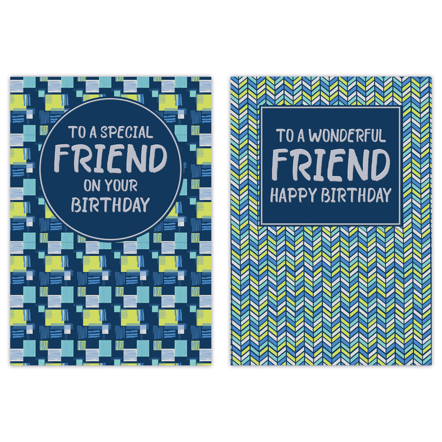 Poppyhill 12 Pack Cards C50 Birthday Friend